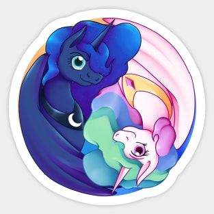 Luna and Celestia Sticker